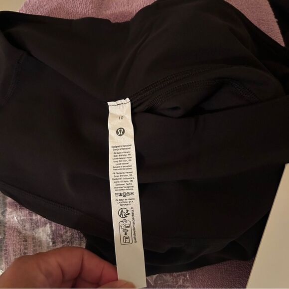 Lululemon Groove Super High Rise NULU Flare Pant Black 10 Short NEW - Picture 4 of 7